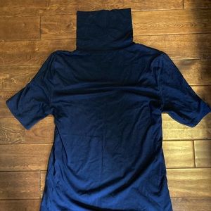 Banana Republic Timeless Tee Navy Turtleneck